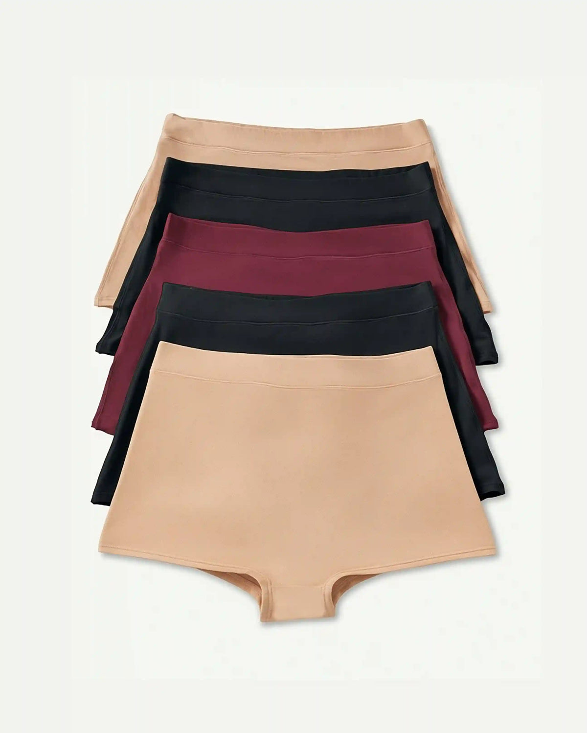 BlissWear High-Rise Boyshort 5-Pack